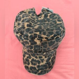 Pony Leopard Pattern Cap